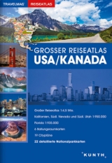 Gro&szlig;er Reiseatlas USA / Kanada