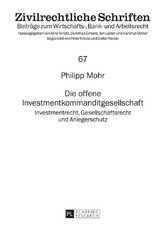 Die offene Investmentkommanditgesellschaft - Philipp Mohr
