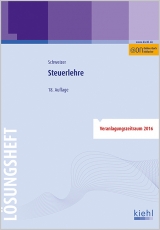 Steuerlehre - Lösungsheft - 