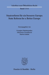 Staatsreform für ein besseres Europa - State Reform for a Better Europe. - 