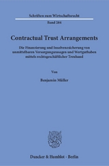 Contractual Trust Arrangements - Benjamin M&uuml;ller