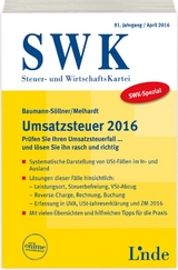 SWK-Spezial Umsatzsteuer 2016 - Susanne Baumann-S&ouml;llner, Stefan Melhardt