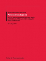 Personenstandsgesetz - Schmitz, Heribert; Bornhofen, Heinrich; Bockstette, Rainer