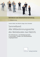 Sammelband: Alle Mitbestimmungsrechte des Betriebsrates laut BetrVG - Jean-Martin J&uuml;nger, Gero Schneider, Carsten Gebel