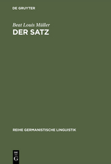 Der Satz - Beat Louis M&uuml;ller