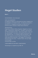 Hegel-Studien Band 1 - 