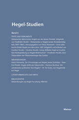 Hegel-Studien Band 4 - 