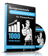 1000 Handgezeichnete Präsentationsvorlagen für PowerPoint - - Samuel Cremer,  www.futurepacemedia.de