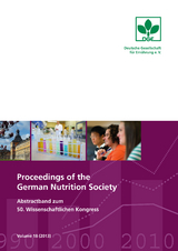 Proceedings of the German Nutrition Society Volume 18 (2013)