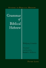 Grammar of Biblical Hebrew - Wolfgang Schneider