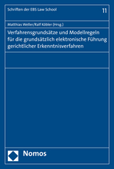 Verfahrensgrunds&auml;tze und Modellregeln f&uuml;r die grunds&auml;tzlich elektronische F&uuml;hrung gerichtlicher Erkenntnisverfahren - 