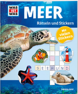 WAS IST WAS R&auml;tseln und Stickern: Meer - Lisa Hebler