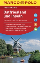 MARCO POLO Freizeitkarte Ostfriesland und Inseln