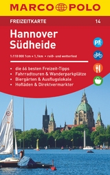 MARCO POLO Freizeitkarte 14 Hannover, S&uuml;dheide 1:110.000