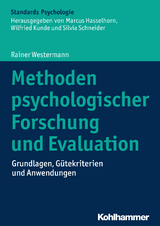 Methoden psychologischer Forschung und Evaluation - Rainer Westermann