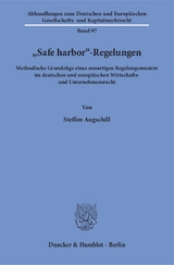 "Safe harbor"-Regelungen. - Steffen Augschill
