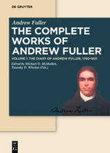 The Diary of Andrew Fuller, 1780-1801 - 