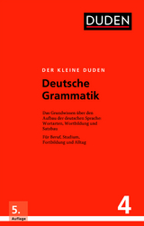 Der kleine Duden – Deutsche Grammatik - Rudolf Hoberg, Ursula Hoberg