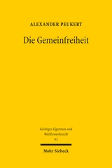 Die Gemeinfreiheit - Alexander Peukert