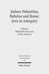 Judaea-Palaestina, Babylon and Rome: Jews in Antiquity - 