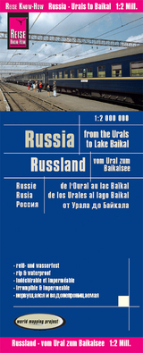 Reise Know-How Landkarte Russland - vom Ural zum Baikalsee (1:2.000.000) - 