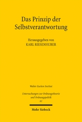 Das Prinzip der Selbstverantwortung - 