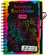 Kunterbunte Kratzbilder: Feen