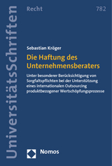 Die Haftung des Unternehmensberaters - Sebastian Kr&ouml;ger