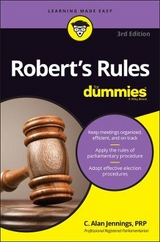 Robert's Rules For Dummies - Jennings, C. Alan