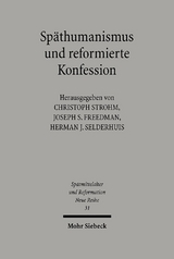 Späthumanismus und reformierte Konfession - 