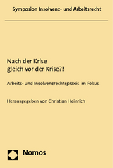 Nach der Krise gleich vor der Krise?! - 