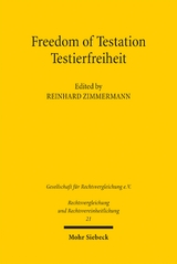 Freedom of Testation / Testierfreiheit - 