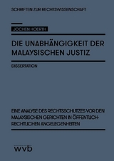 Die Unabhängigkeit der malaysischen Justiz - Jochen Hoerth