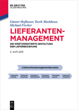 Lieferantenmanagement - G&uuml;nter Hofbauer, Tarek Mashhour, Michael Fischer