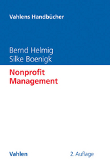 Nonprofit Management - Helmig, Bernd; Boenigk, Silke