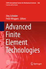 Advanced Finite Element Technologies - 