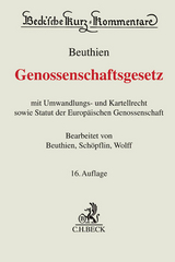 Genossenschaftsgesetz - Volker Beuthien, Martin Sch&ouml;pflin, Reinmar Wolff