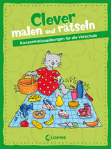 Clever malen und r&auml;tseln - Konzentrations&uuml;bungen f&uuml;r die Vorschule