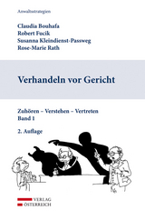 Verhandeln vor Gericht - Claudia Bouhafa, Robert Fucik, Susanna Kleindienst-Passweg, Rose-Marie Rath