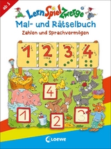 LernSpielZwerge - Mal- und R&auml;tselbuch - Zahlen und Sprachverm&ouml;gen