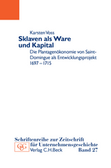 Sklaven als Ware und Kapital - Karsten Voss