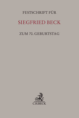 Festschrift f&uuml;r Siegfried Beck zum 70. Geburtstag - 