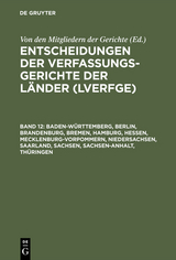Baden-W&uuml;rttemberg, Berlin, Brandenburg, Bremen, Hamburg, Hessen, Mecklenburg-Vorpommern, Niedersachsen, Saarland, Sachsen, Sachsen-Anhalt, Th&uuml;ringen