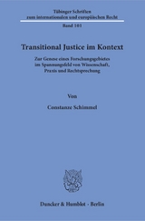 Transitional Justice im Kontext. - Constanze Schimmel