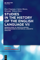 Studies in the History of the English Language VII - 
