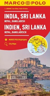 MARCO POLO Kontinentalkarte Indien, Sri Lanka 1:2,5 Mio. - 