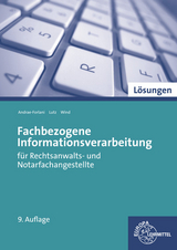 Lösungen zu 80518 - Andrae-Forlani, Gabriela; Lutz, Ferdinand; Wind, Isabel