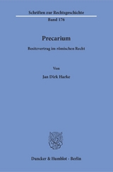 Precarium. - Jan Dirk Harke