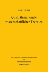 Qualit&auml;tsmerkmale wissenschaftlicher Theorien - Klaus P&auml;hler