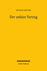 Der unfaire Vertrag - Michael Becker